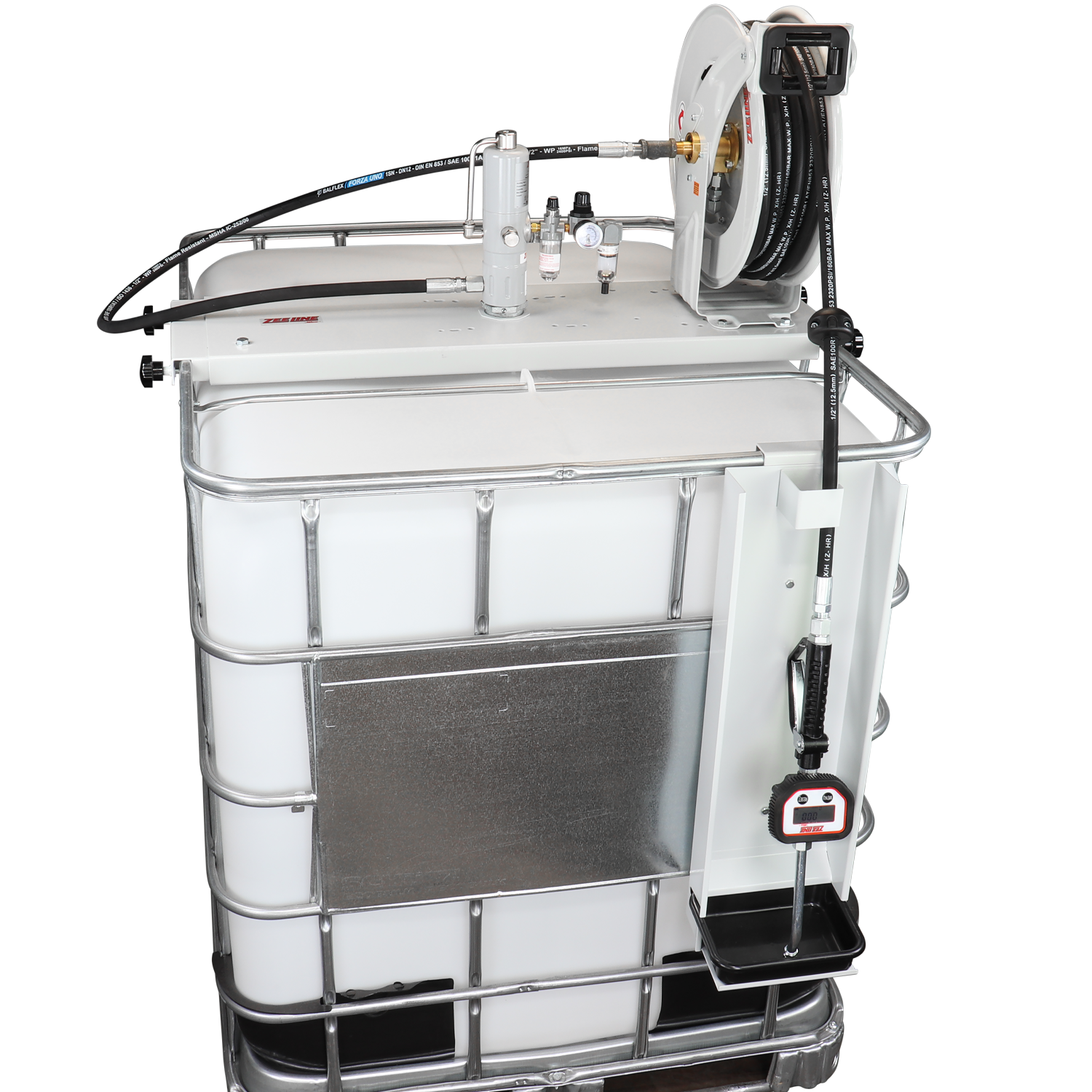 ZE1700K-IBC-600 - 3:1 Eco Series Pump Kit IBC w/reel & meter-Zeeline by Milton®