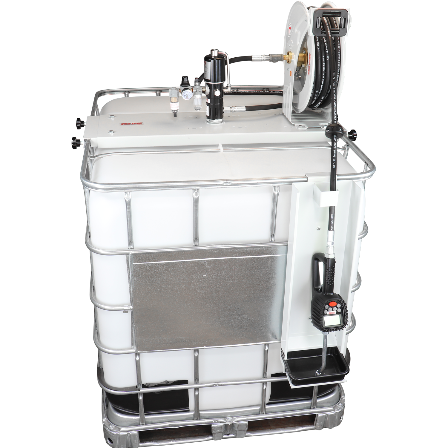 ZE1730K-IBC-500 - 5:1 Eco Series Pump Kit IBC w/reel & preset meter-Zeeline by Milton®